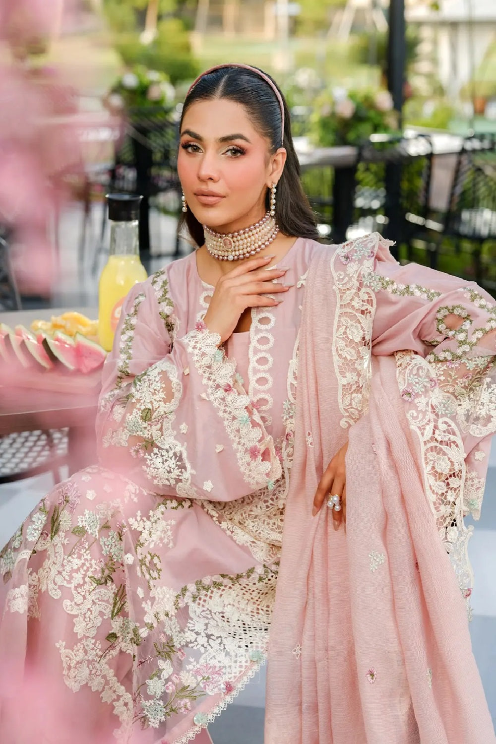 Elaf Premium - Luxury Lawn Edition' 26 - ELH-3B OH MY ROSE - TC-1482