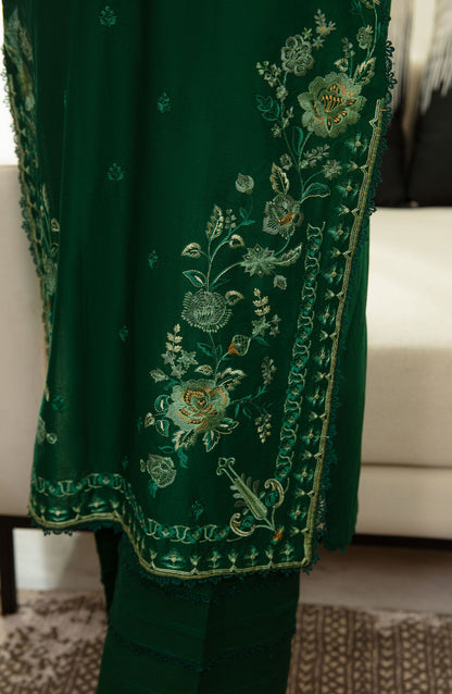 Muse Embroidered 2 Pc Pret Collection By TNG Store Forest (Dark Green)