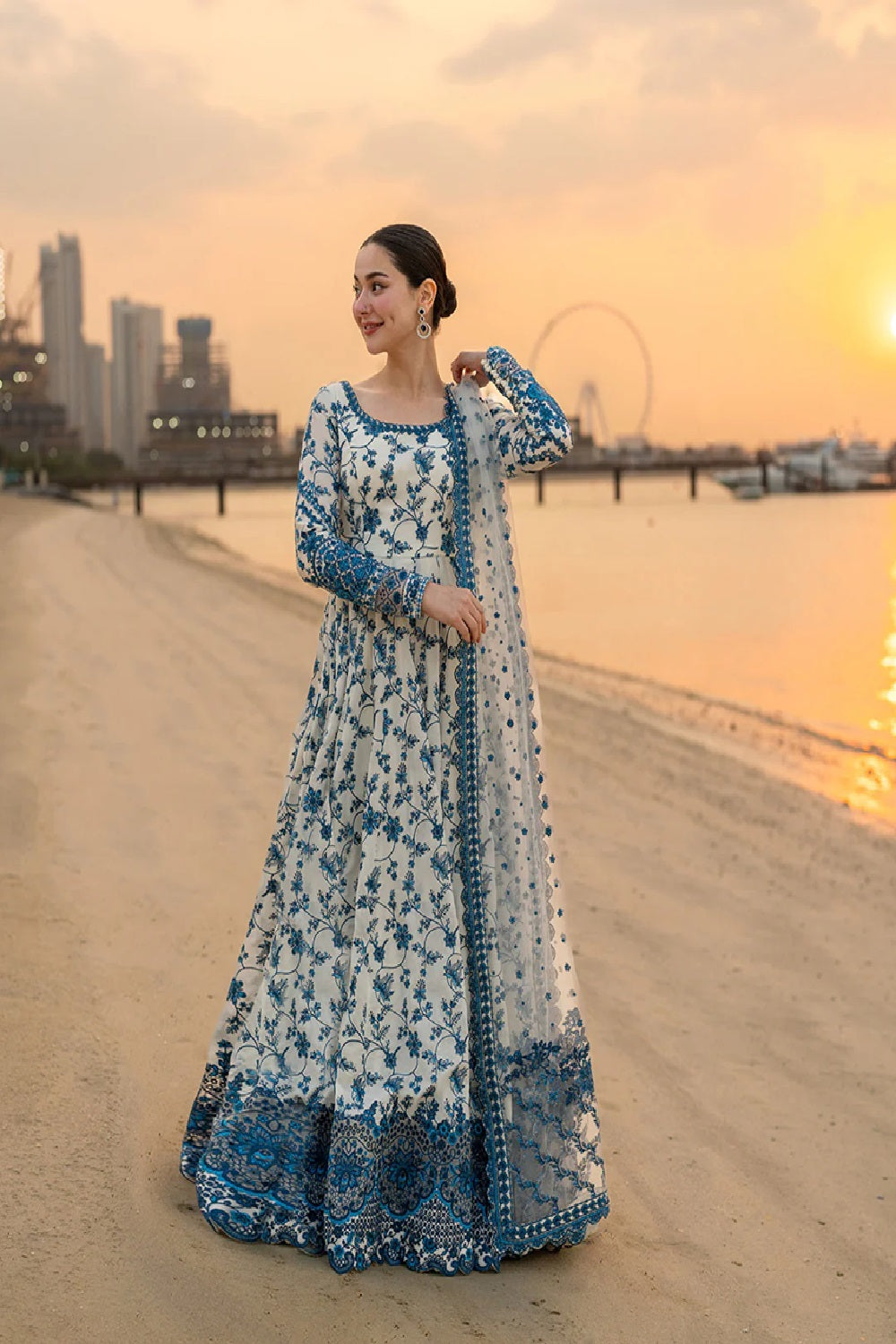Faiza Saqlain JEHONA Luxury Embroidered Lawn - TC-1541