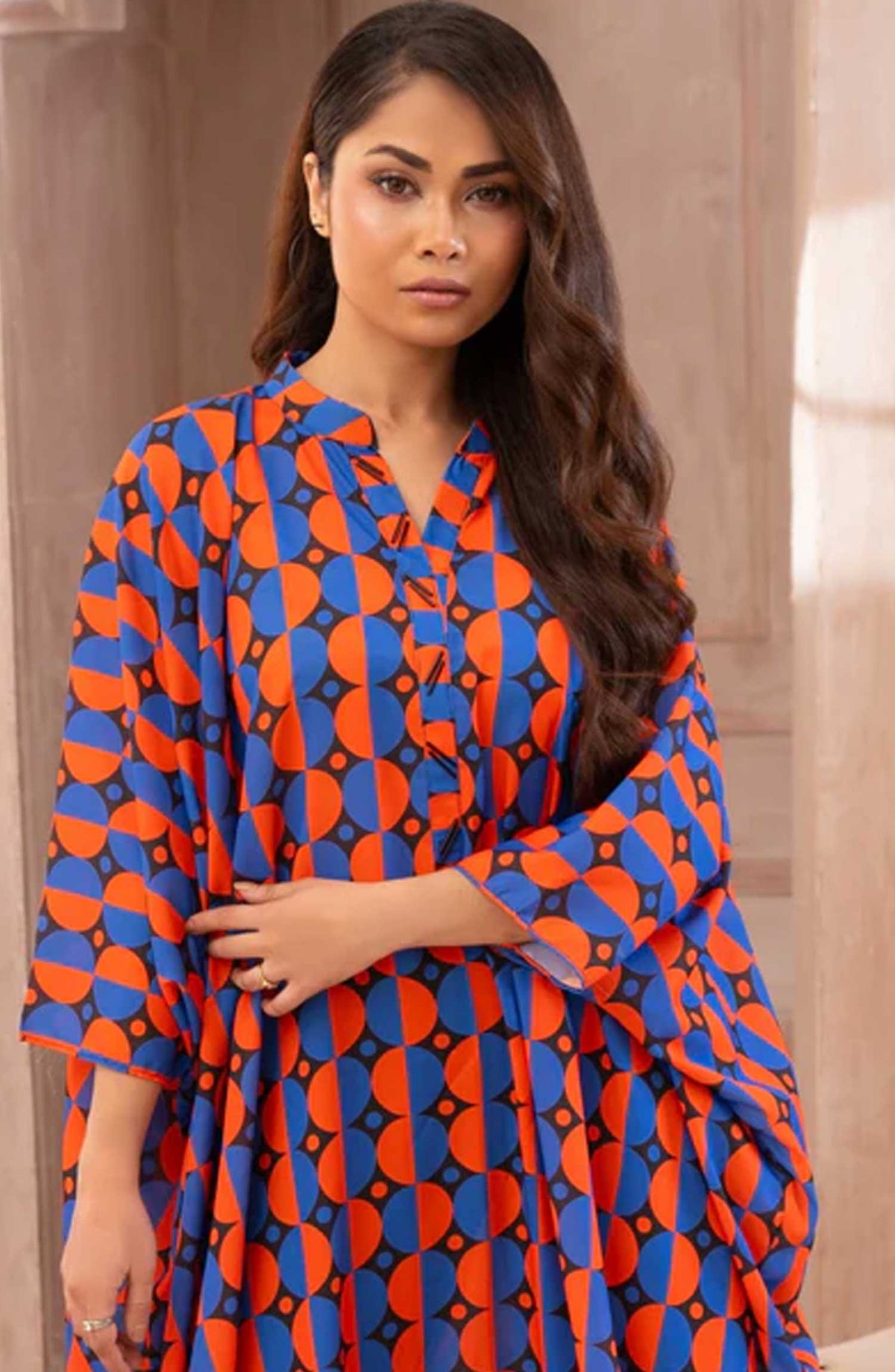 Ayla Studio Stitched Casual Collection 2024 - G 005 Kaleidoscope