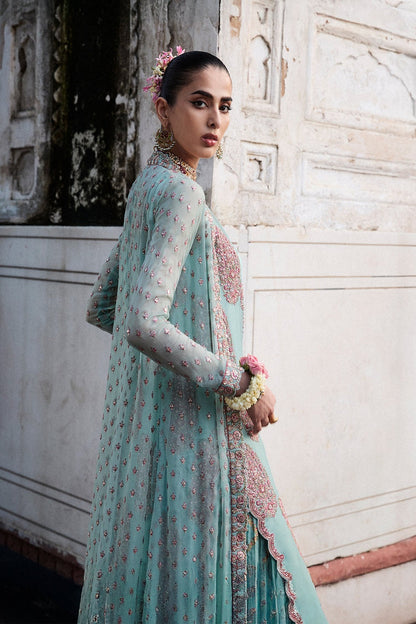 Hussain Rehar - Maklina Luxury Embroidered Chiffon Wedding Collection - TC-1820