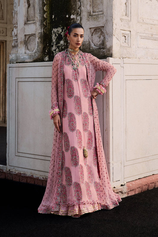 Hussain Rehar - Havena Luxury Embroidered Chiffon Wedding Collection - TC-1821