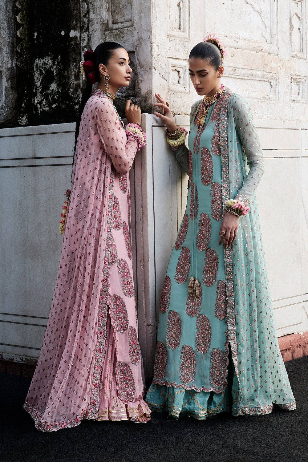 Hussain Rehar - Maklina Luxury Embroidered Chiffon Wedding Collection - TC-1820
