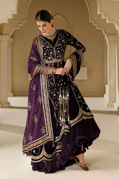 Jazmin Winter LUXE Luxury Embroidered Velvet Formal - CVF26-D03 - TC-1831
