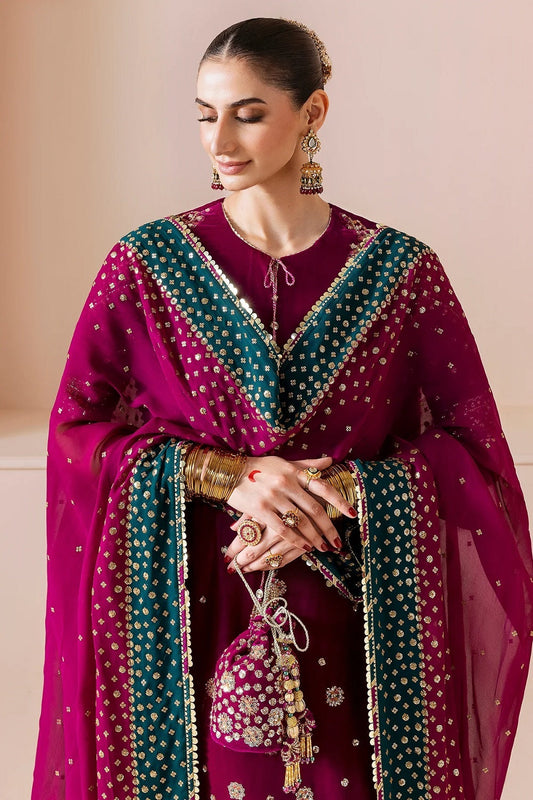Jazmin Embroidered Velvet Formal CVF D-02 - TC-1411