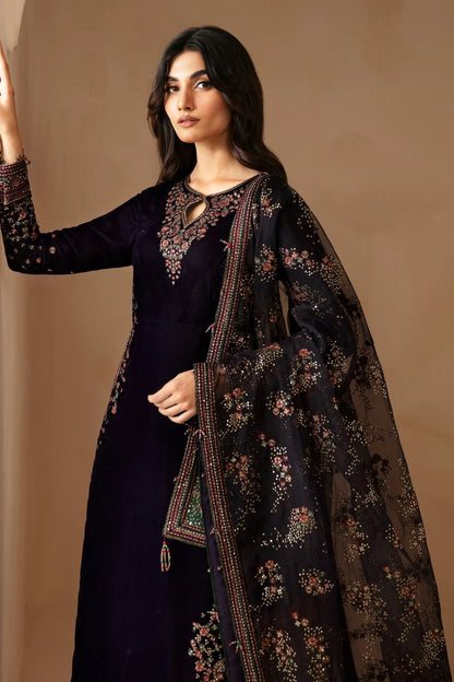 Jazmin Embroidered Velvet Formal VF-2027 - TC-1435