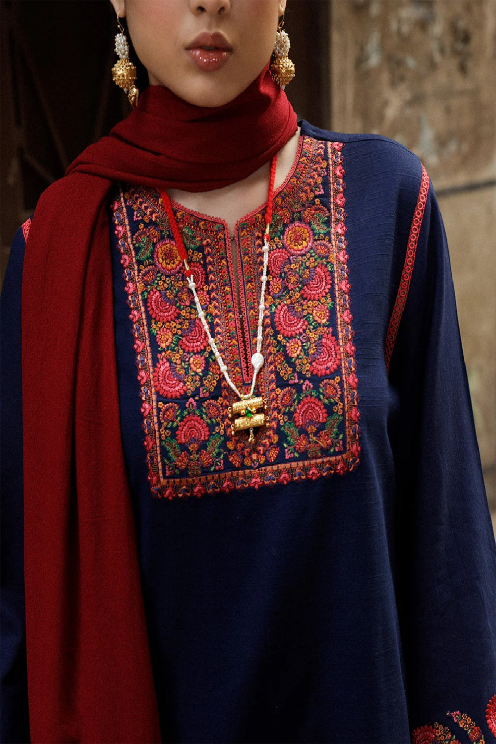 Jugnu MOSAIC Luxury Chikankari Lawn Edition'26 - TC-1216