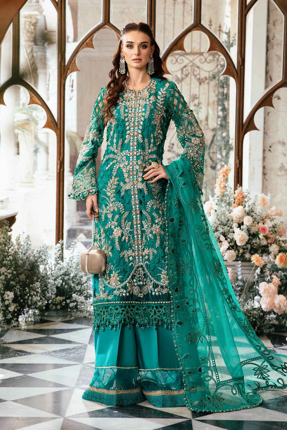 Maria.B. Mbroidered Luxury Embroidered Eid Edition - BD-2806 - TC-845