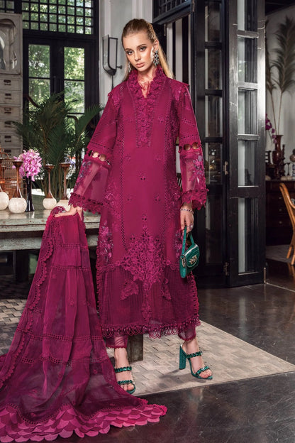 Luxury Lawn by Maria B. Eid Edition ‘24 Design 9 - Scenic Scarlet - TC-685