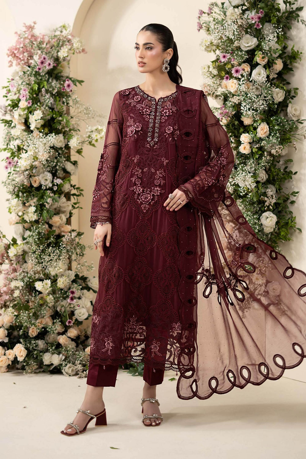 Maria.B. Luxury Formal Chiffon Edition'26 - MCS-26-108 - TC-1646