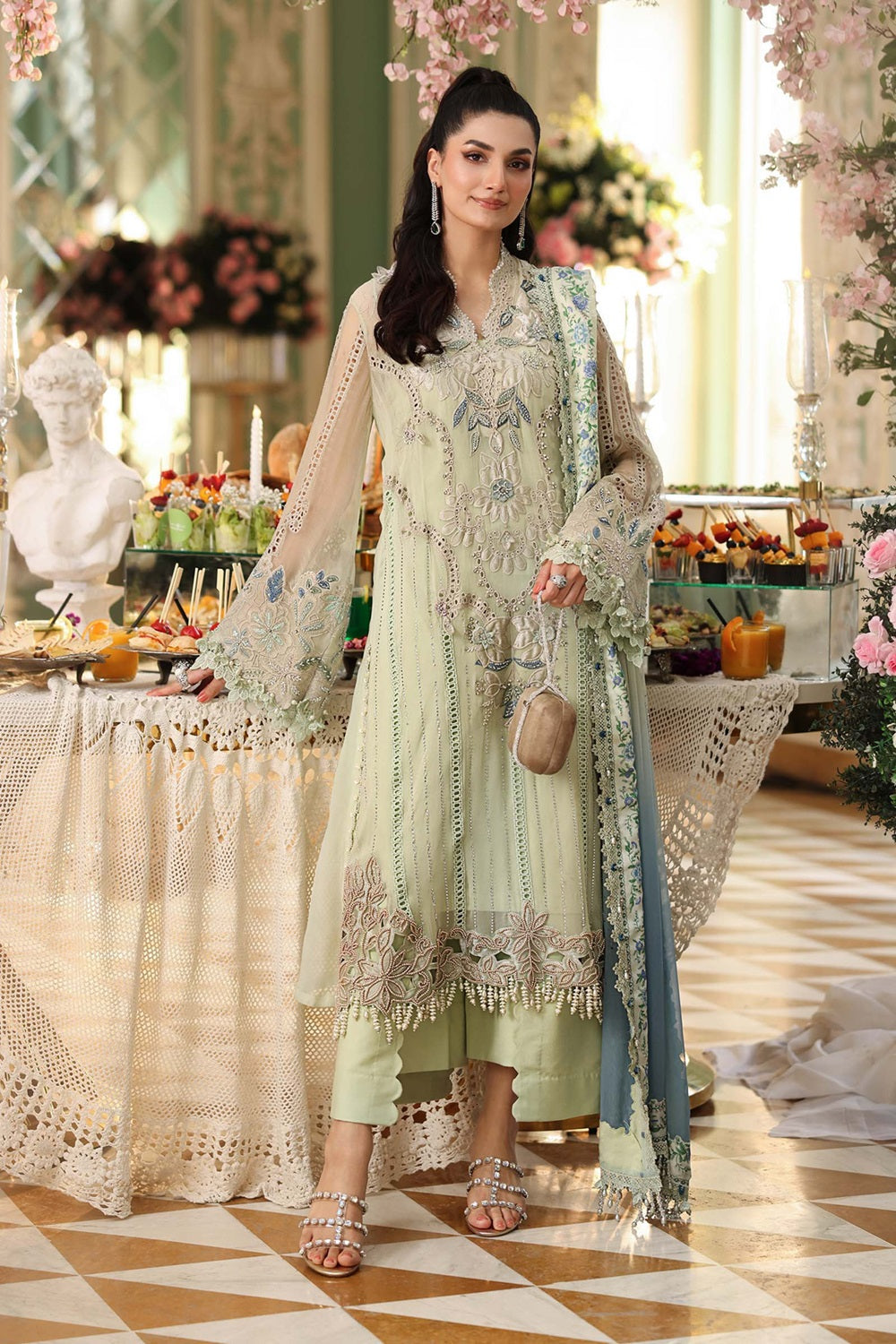 Maria.B. Luxury Formal Chiffon Edition'26 - MPC-26-105 - TC-1651