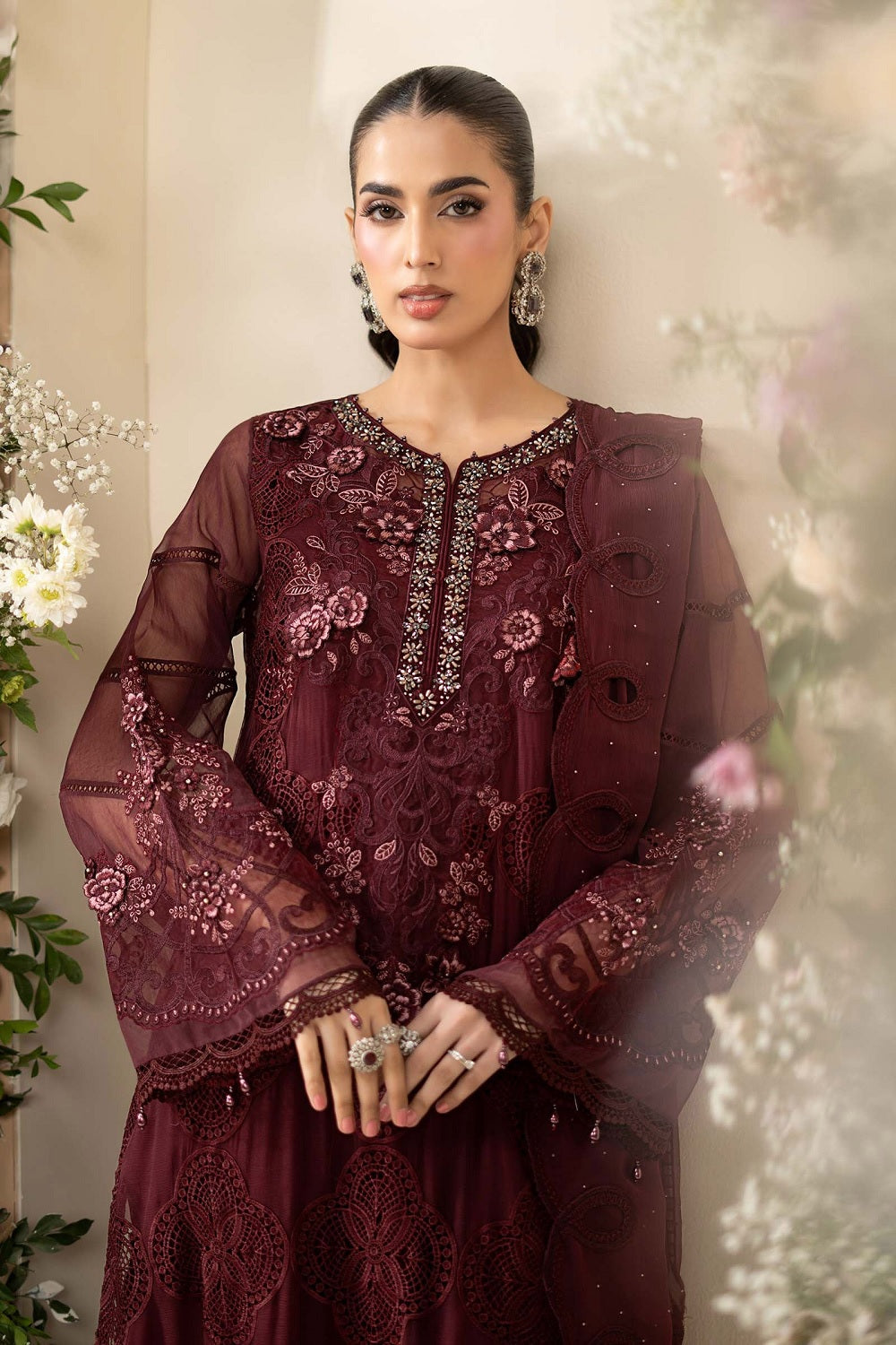 Maria.B. Luxury Formal Chiffon Edition'26 - MCS-26-108 - TC-1646