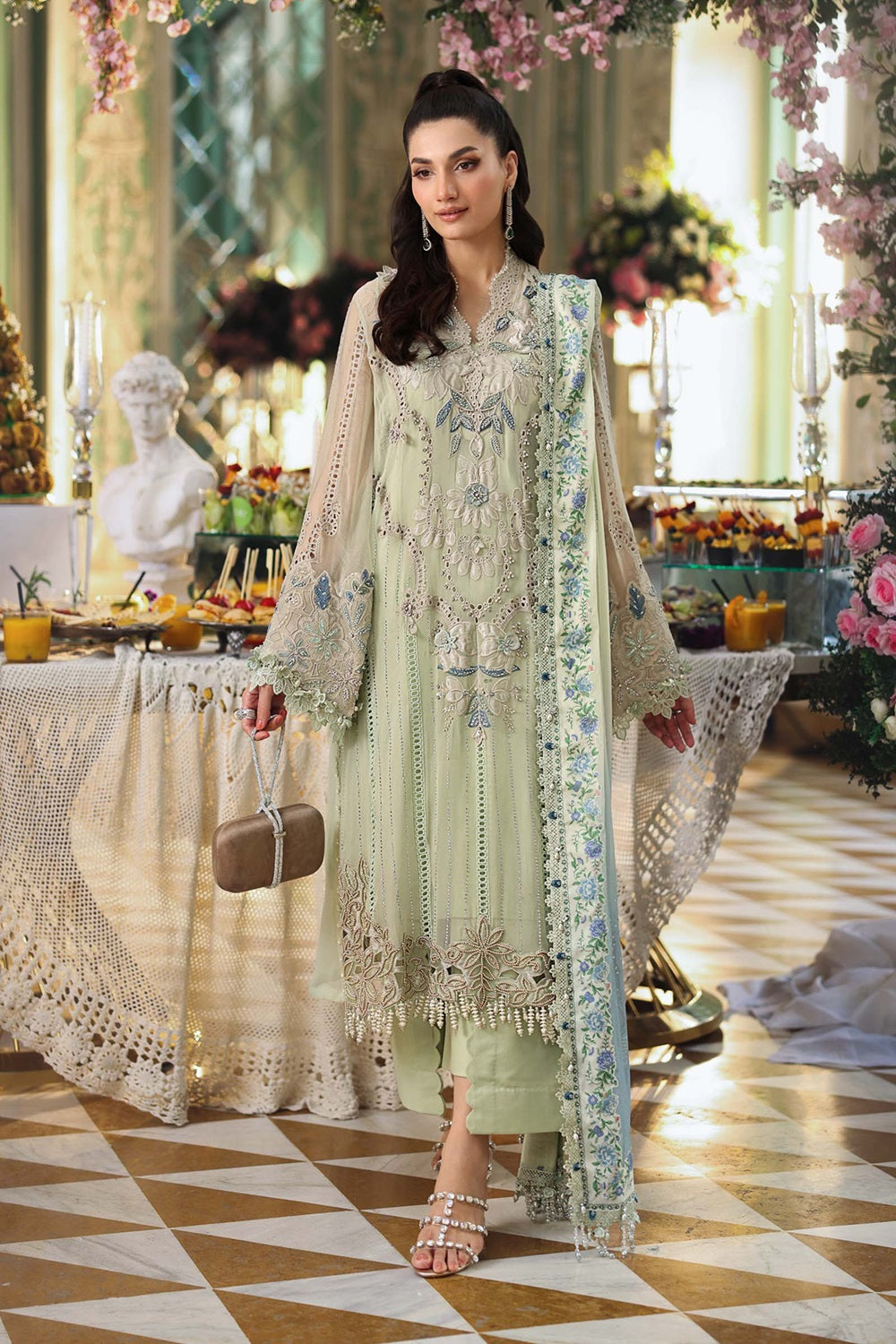 Maria.B. Luxury Formal Chiffon Edition'26 - MPC-26-105 - TC-1651
