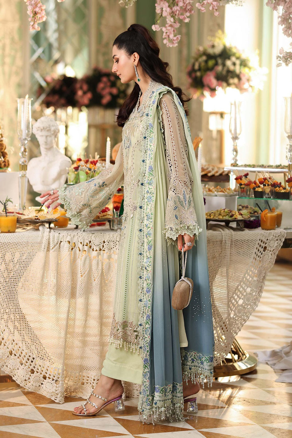 Maria.B. Luxury Formal Chiffon Edition'26 - MPC-26-105 - TC-1651