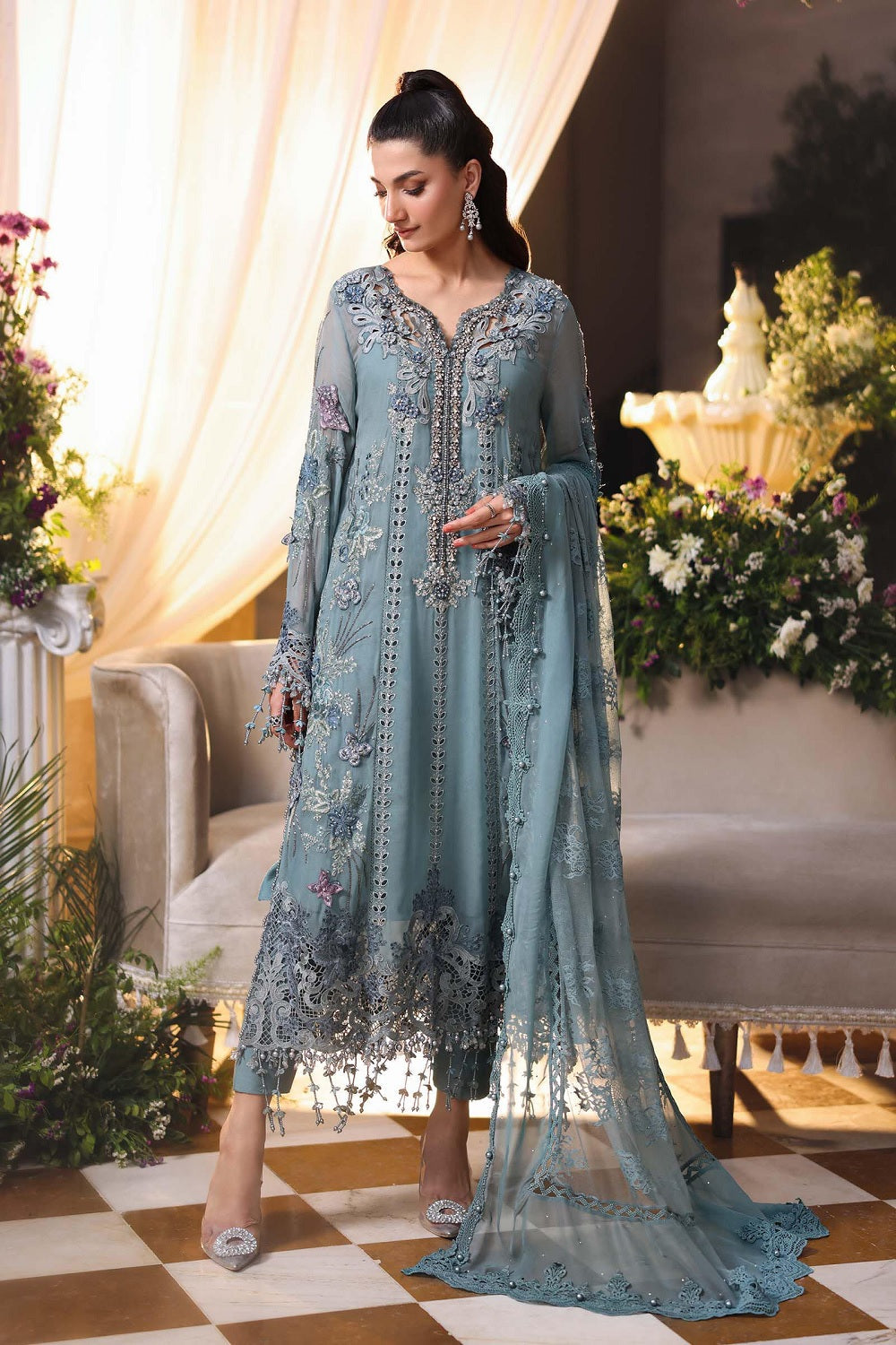 Maria.B. Luxury Formal Chiffon Edition'26 - MPC-26-106 - TC-1648