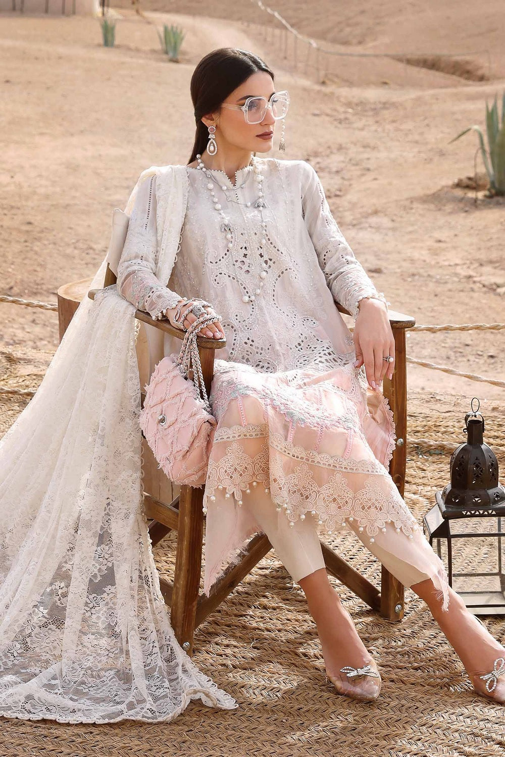Maria.B. Voyage a'LUXE x Morocco Luxury Lawn' 25 DS-2515-A - TC-1293