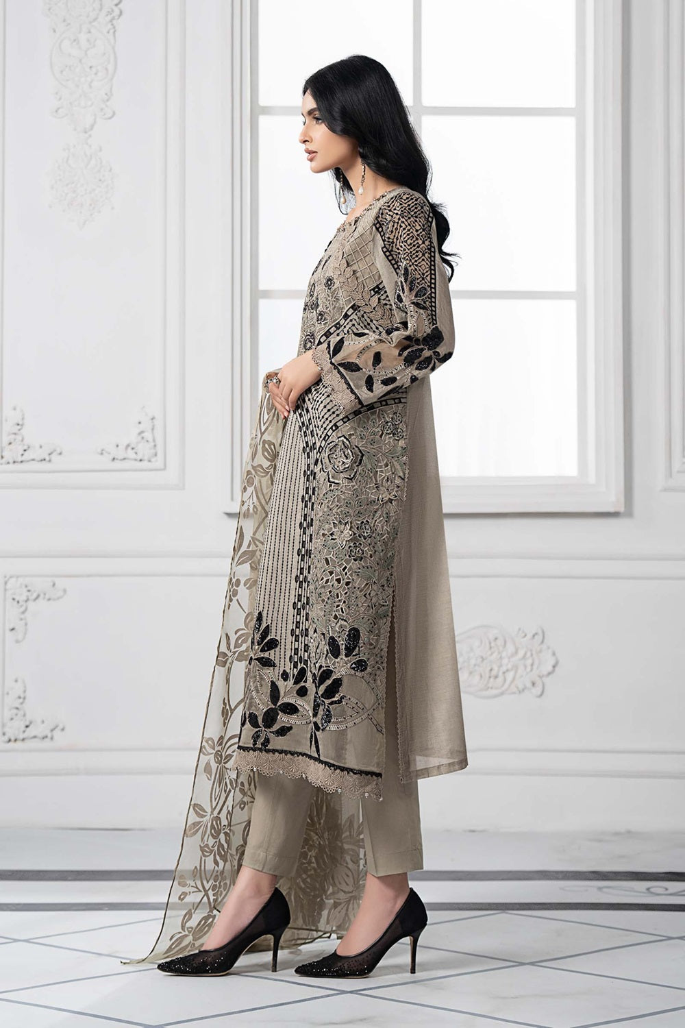 Maria.B. Voyage a'LUXE x Morocco Luxury Lawn' 25 D-2510-B - TC-1261