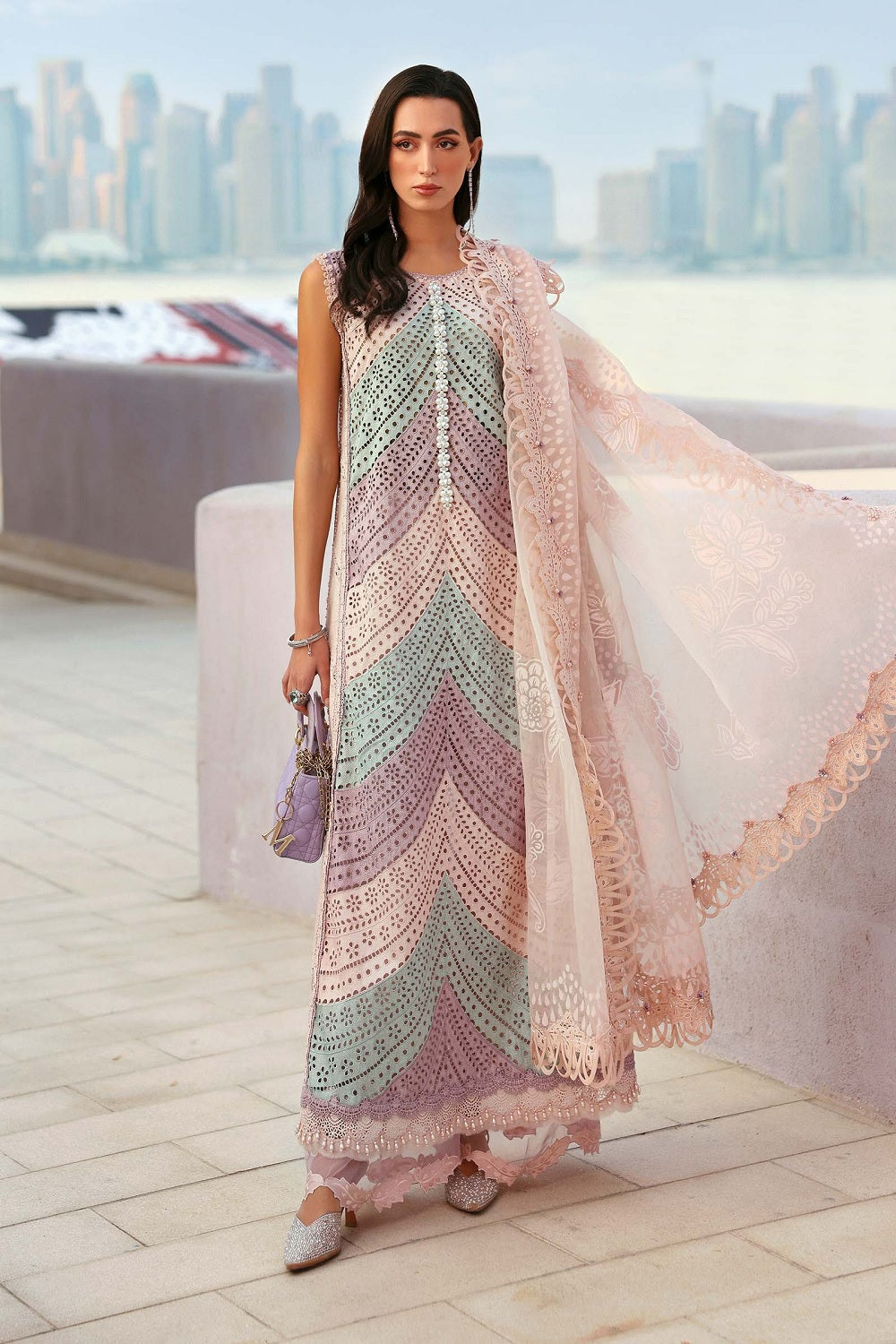 Maria.B. Luxury Lawn Eid Edit'26 - D-2612-B - TC-1532