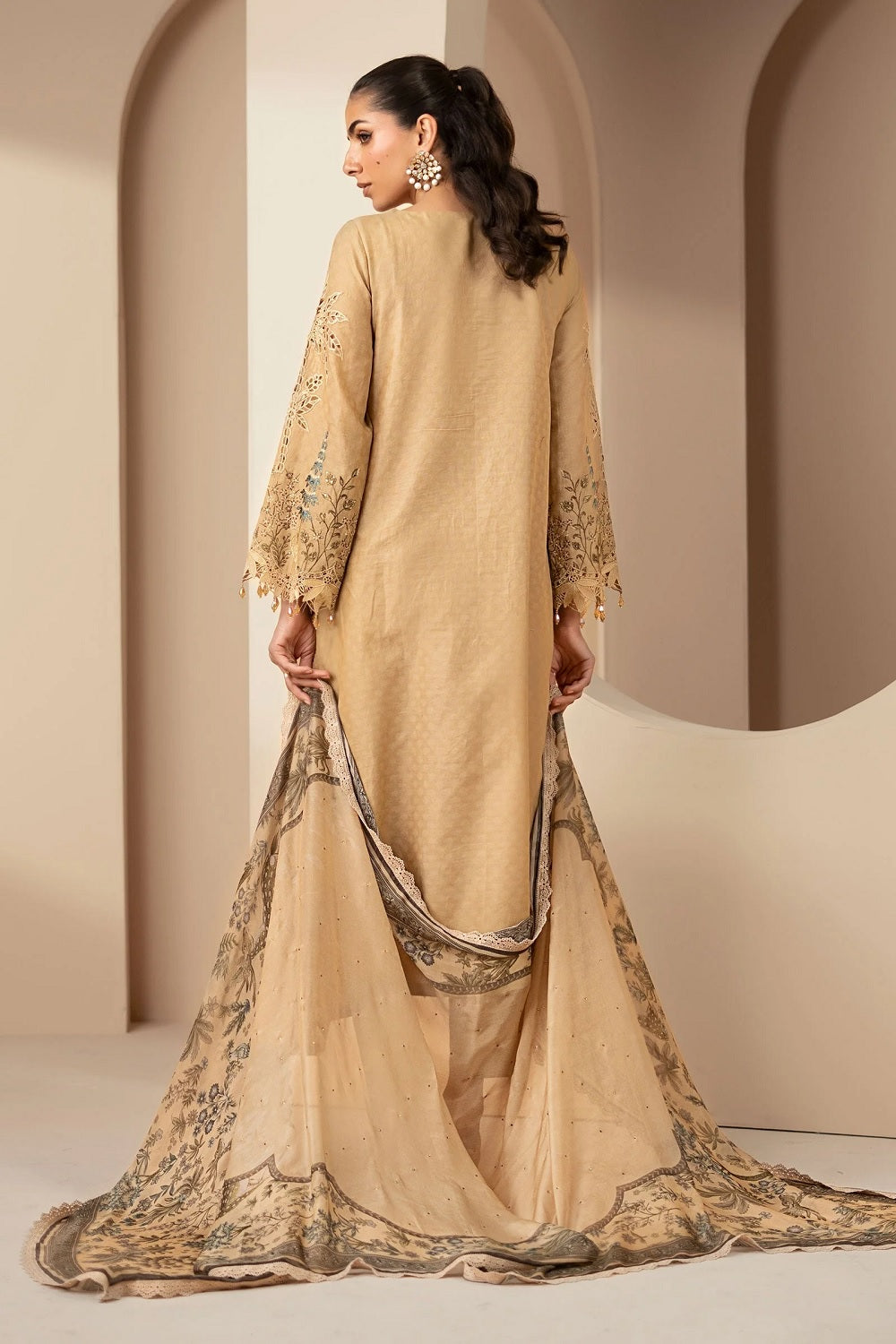 Maria.B. Luxury Embroidered Lawn Eid Edit'26 - D-2605-A - TC-1634