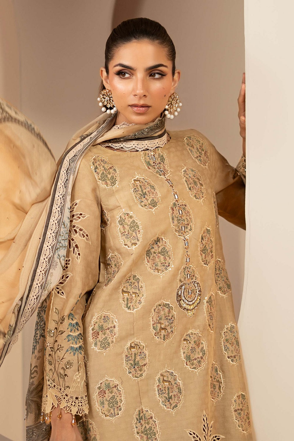 Maria.B. Luxury Embroidered Lawn Eid Edit'26 - D-2605-A - TC-1634