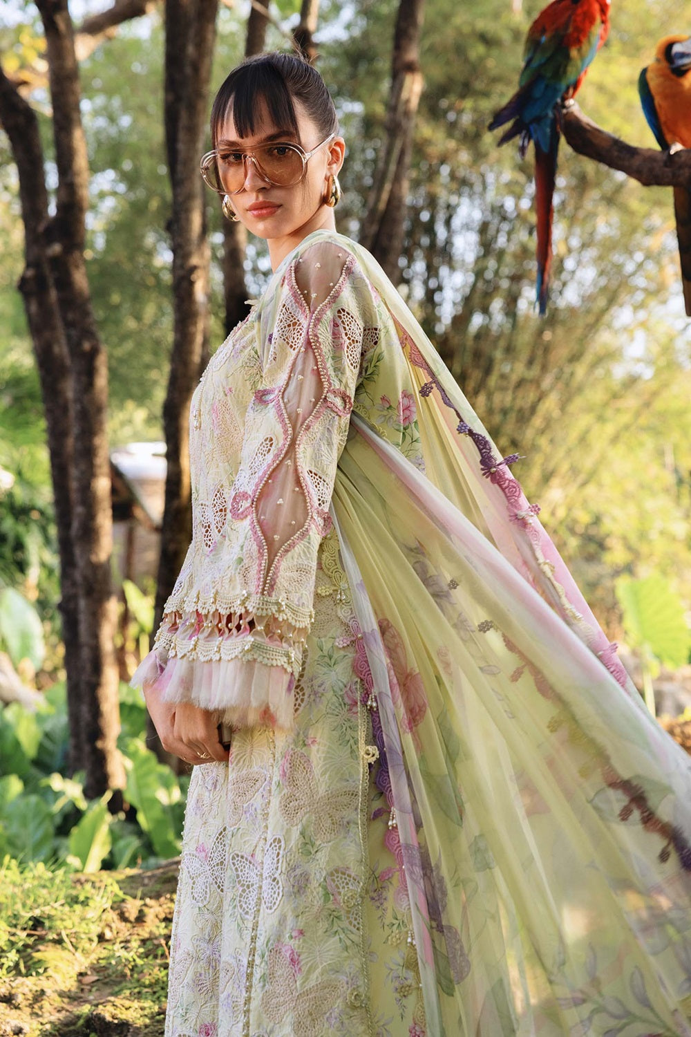 MPRINTS SPRING SUMMER '26 D2901-B Embroidered Lawn - TC-1519