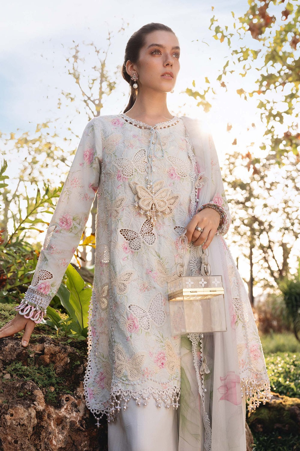 MPRINTS SPRING SUMMER '26 D2901-A Embroidered Lawn - TC-1544