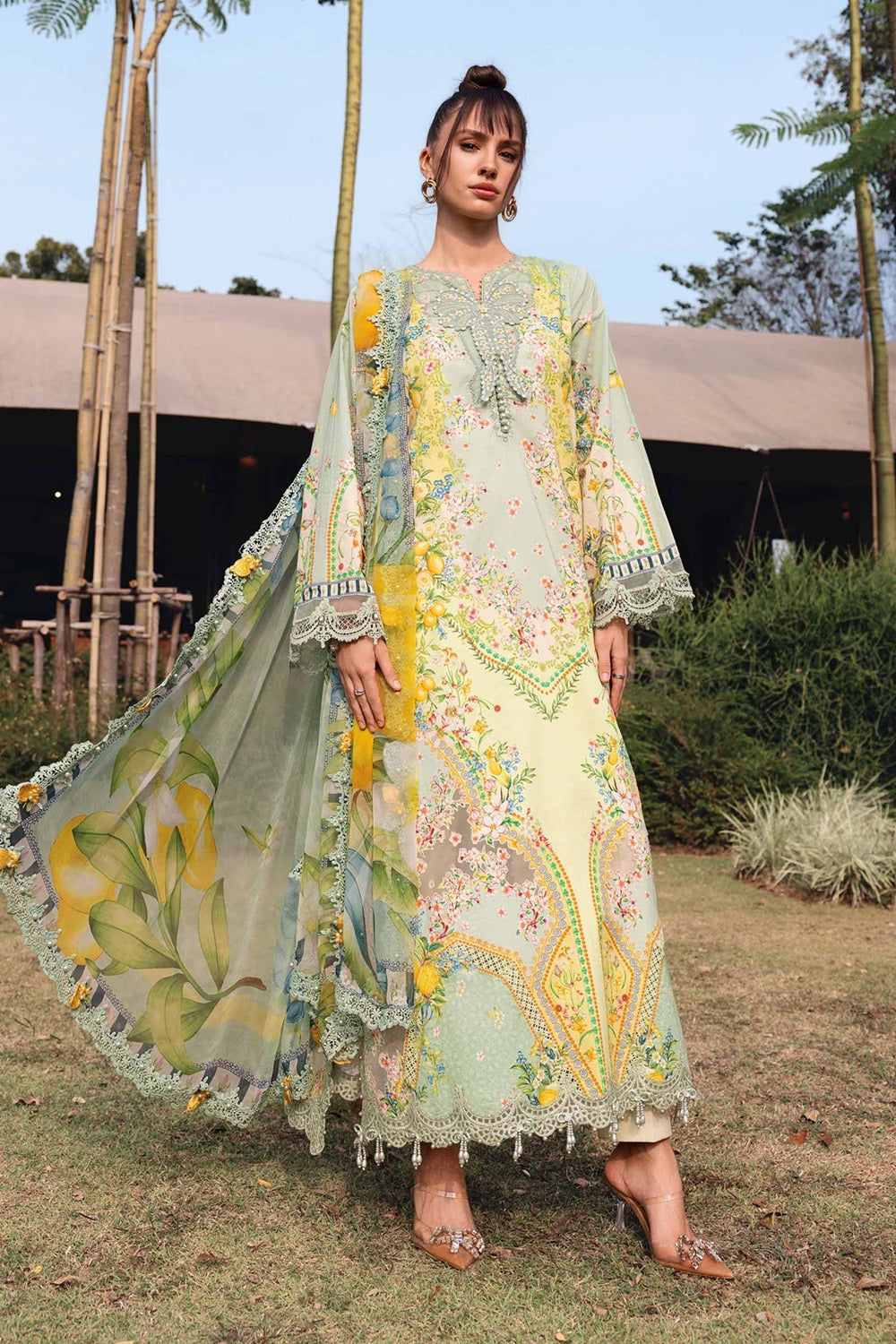 MPRINTS SPRING SUMMER '26 MPT-2908-B Embroidered Lawn - TC-1549