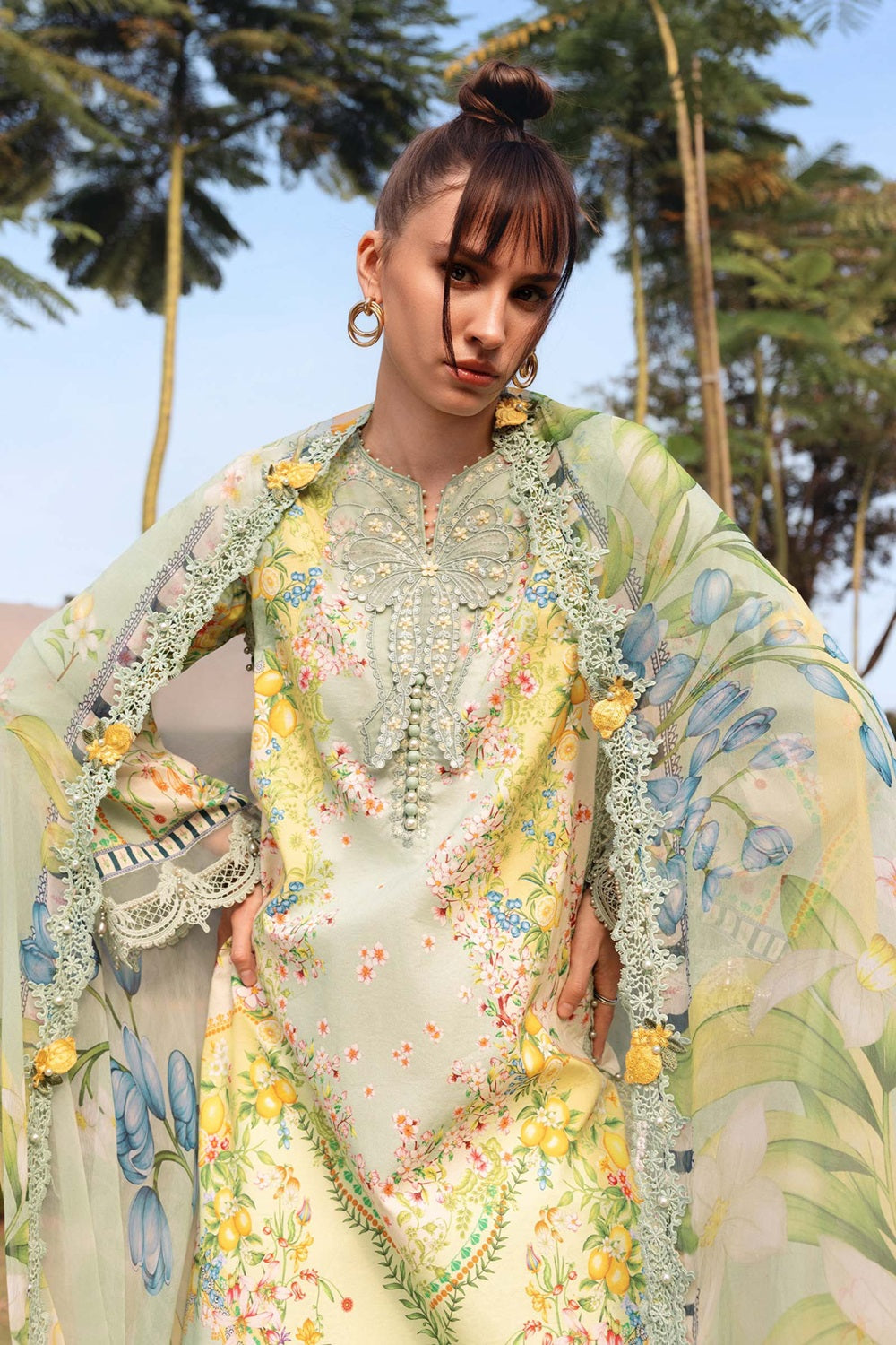 MPRINTS SPRING SUMMER '26 MPT-2908-B Embroidered Lawn - TC-1549