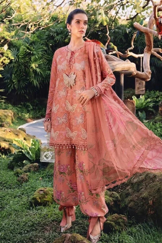 MPRINTS SPRING SUMMER '26 D2901 Embroidered Lawn - TC-1558