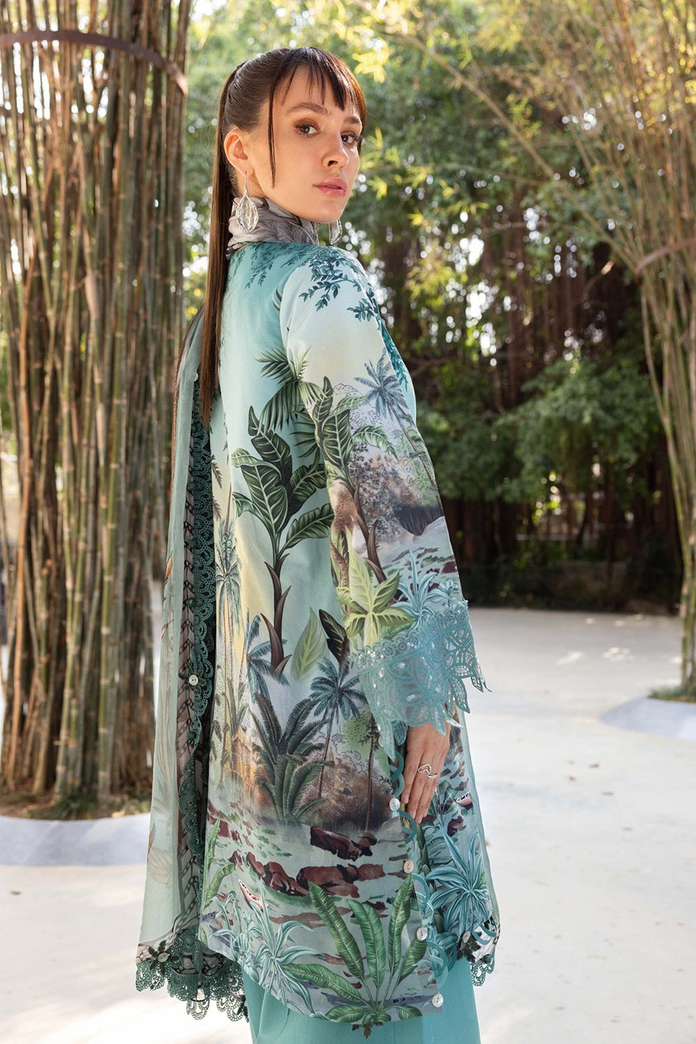 MPrints Sprint Summer'26 D-2907-A Embroidered Lawn - TC-1605