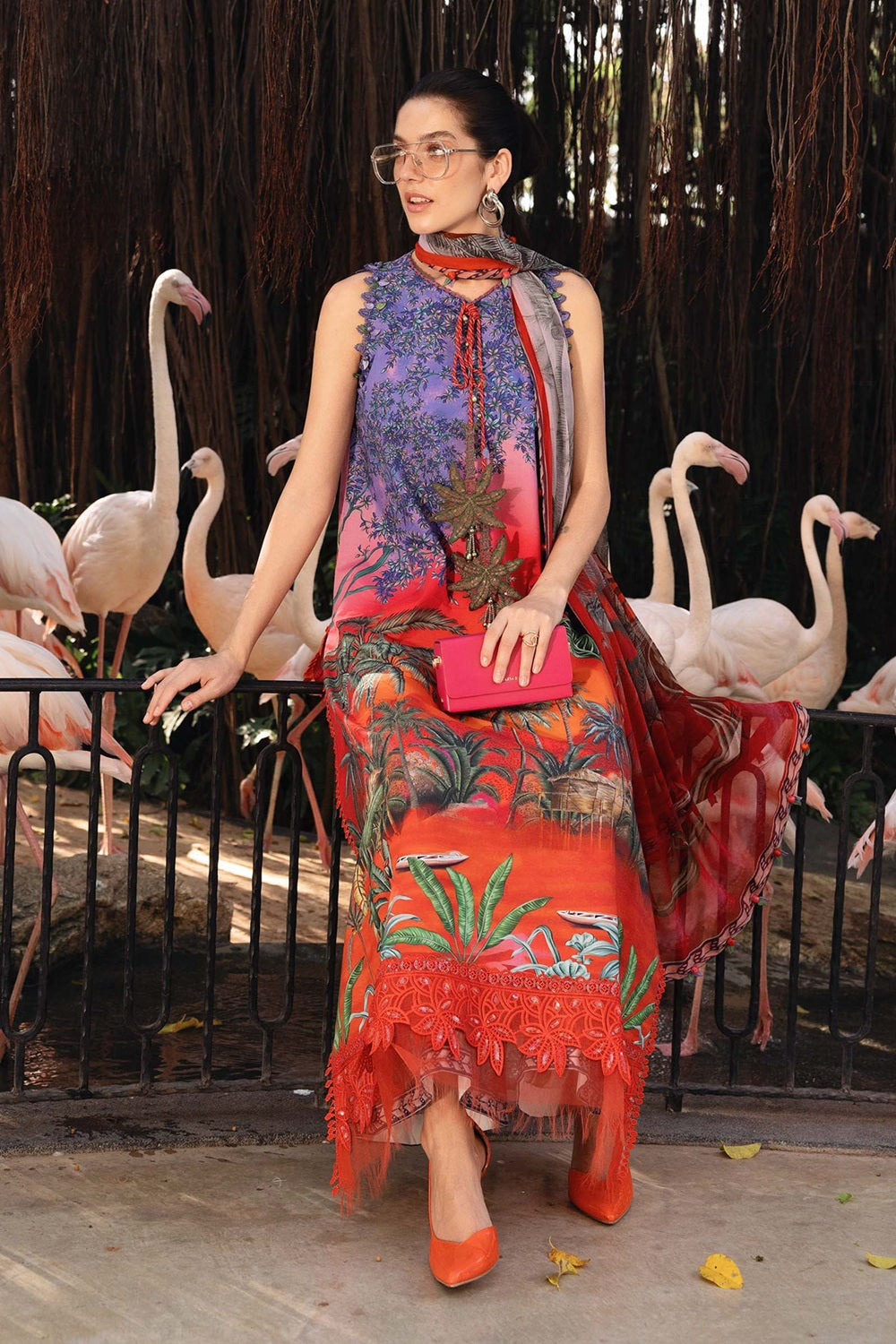MPrints Sprint Summer'26 D-2907-B Embroidered Lawn - TC-1606