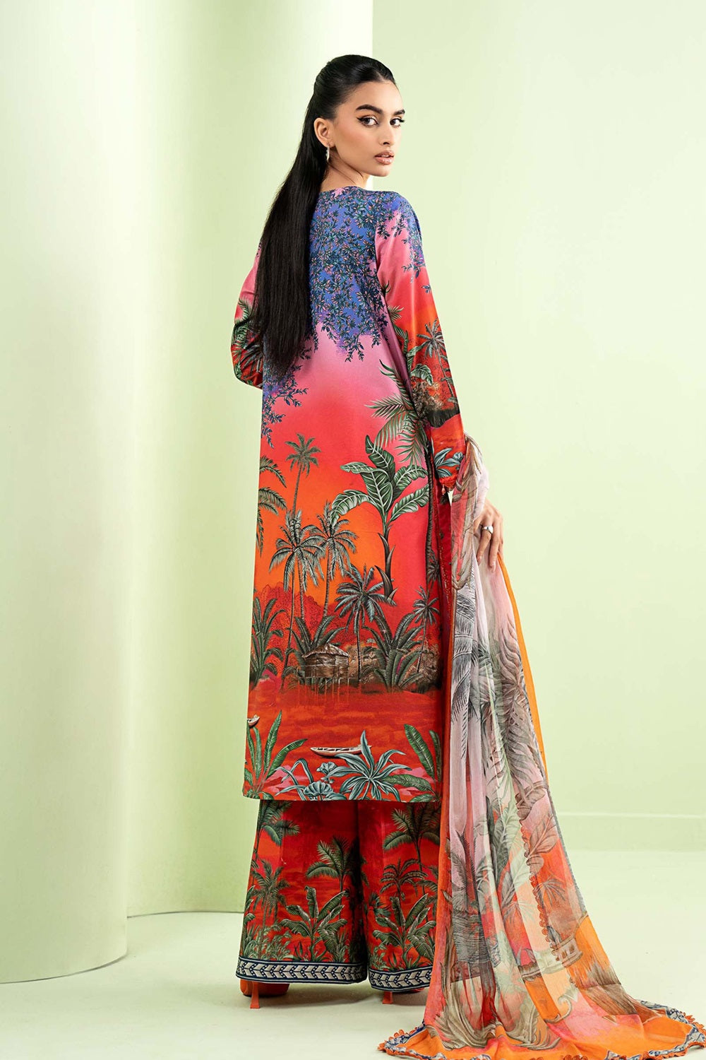 MPrints Sprint Summer'26 D-2907-B Embroidered Lawn - TC-1606