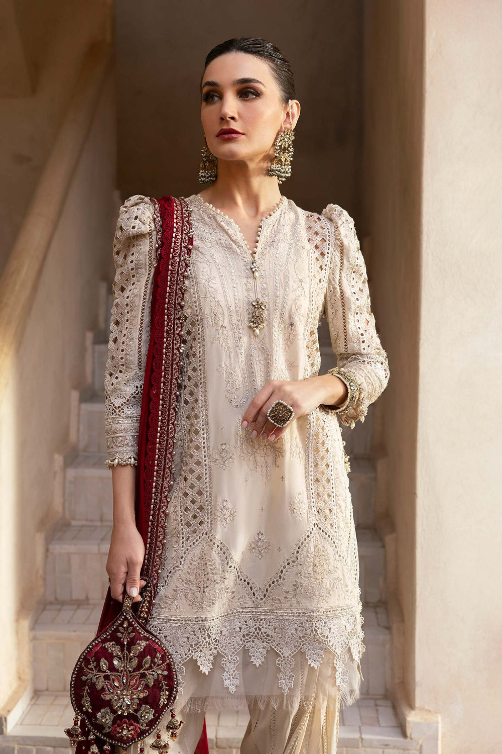 Maria.B. Voyage a'LUXE x Morocco Luxury Lawn D-2511-B - TC-1252