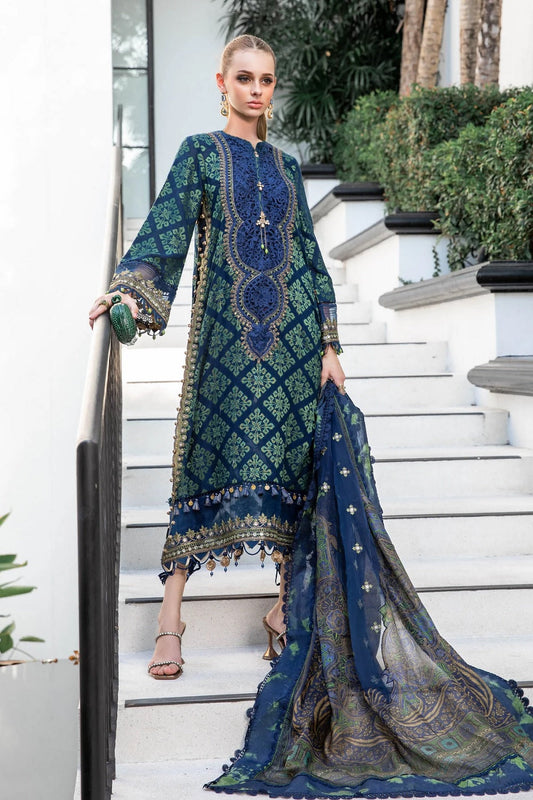 Luxury Embroidered by Maria B. Eid Edition ‘25 - EL-23-08-Blue - TC-687