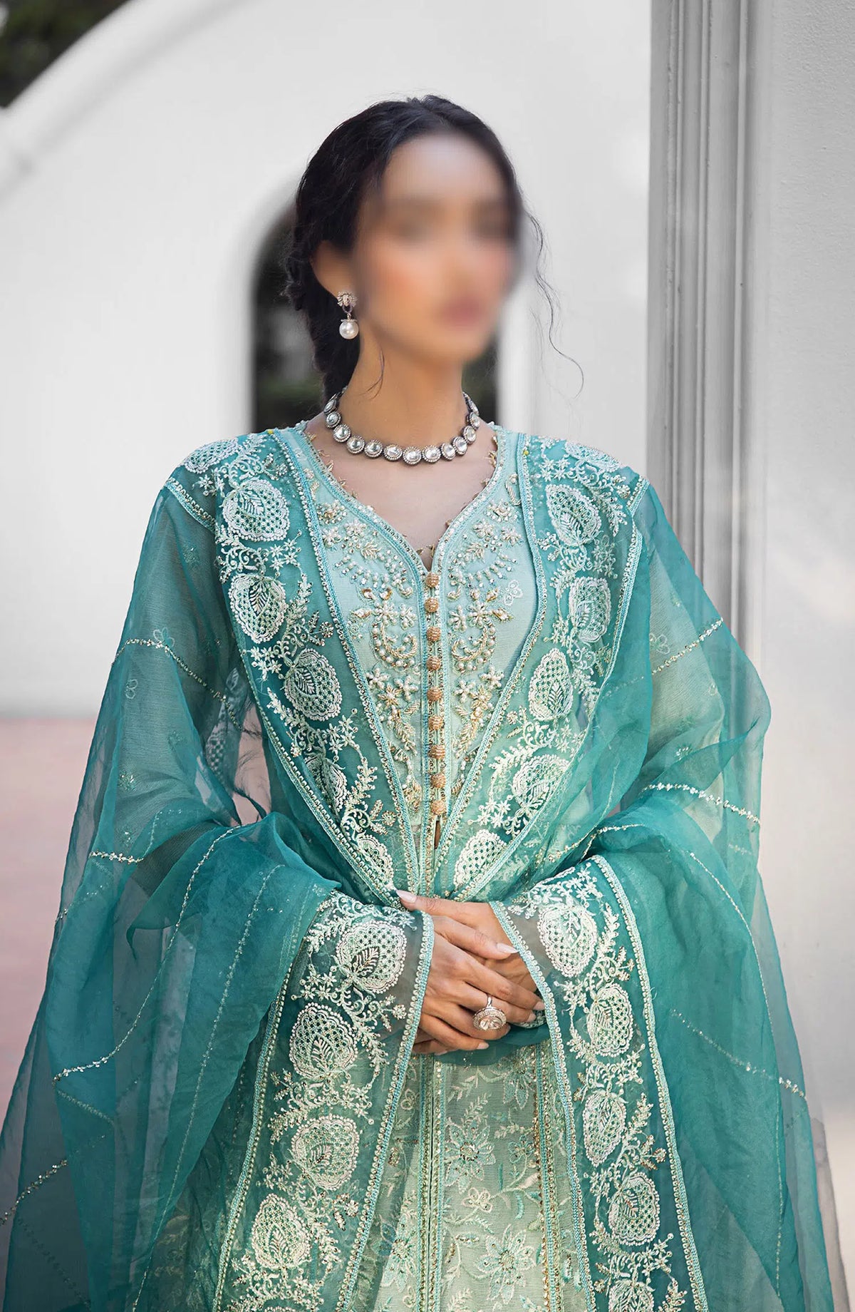 Mushq Roohi Unstitched Luxury Collection - MLF 03 Meera