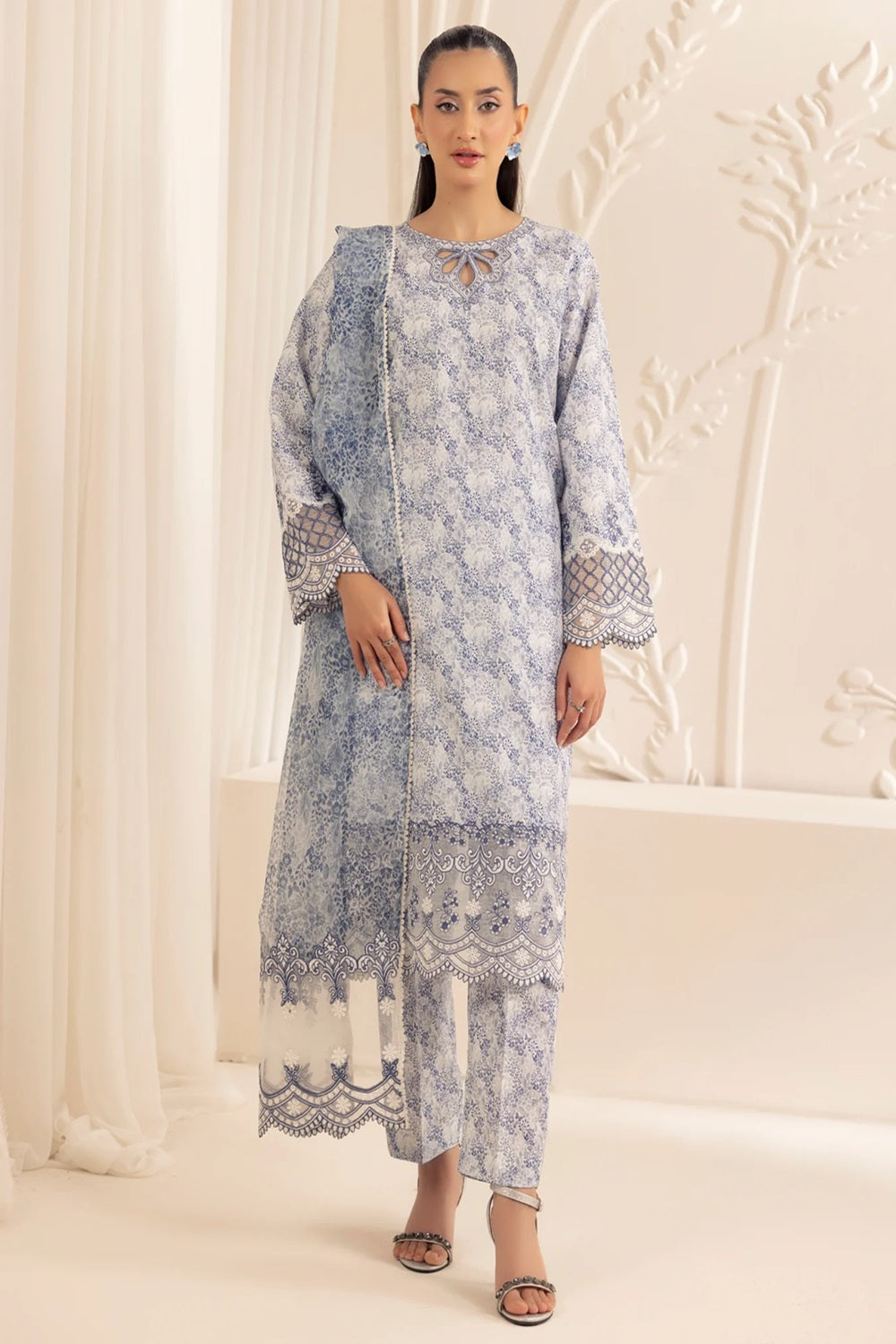 Mohagni Embroidered Lawn Edition'25 SPL-03 - TC-1225