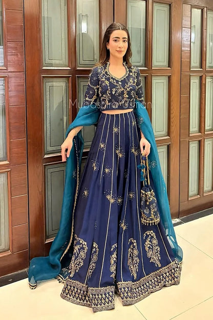 Mubashira Usman - Zahveen Luxury Wedding Lehenga Set - TC-1830
