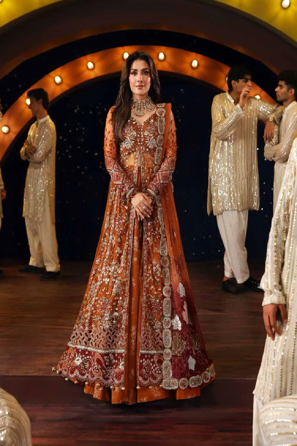 Nureh Jhoomro Hand Embellished Wedding Edit'26 NL-80 Zardozi - TC-1631