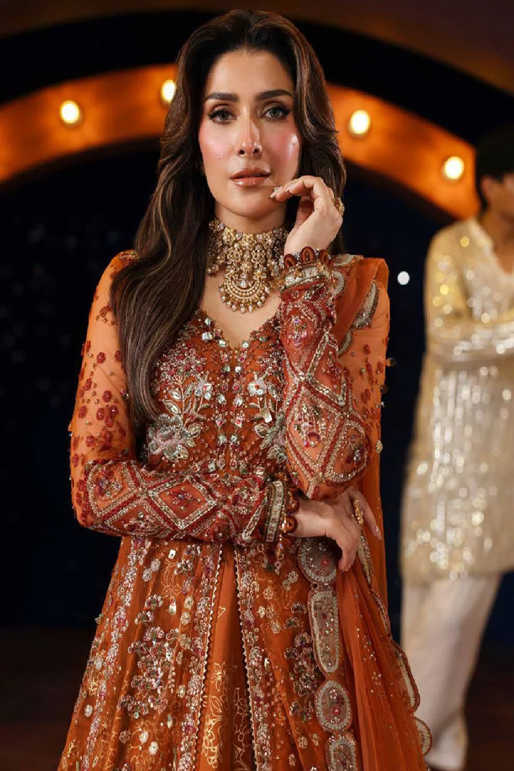 Nureh Jhoomro Hand Embellished Wedding Edit'26 NL-80 Zardozi - TC-1631