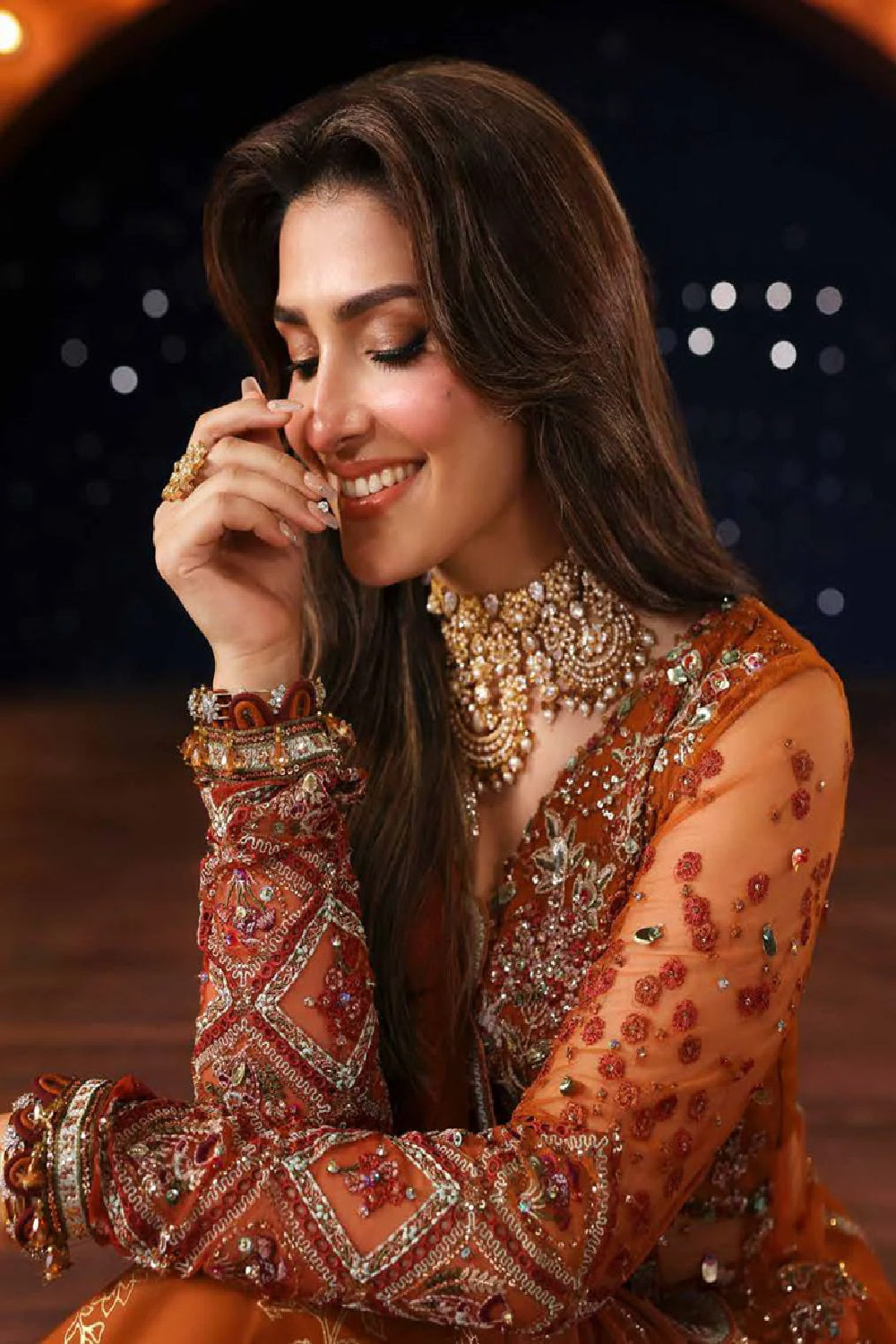 Nureh Jhoomro Hand Embellished Wedding Edit'26 NL-80 Zardozi - TC-1631
