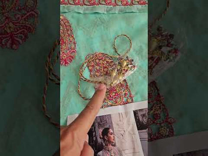 Hussain Rehar - Maklina Luxury Embroidered Chiffon Wedding Collection - TC-1820
