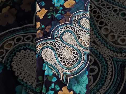 Farasha Aurea Eid Summer Lawn'25 D-13 Floral Blush - TC-1419