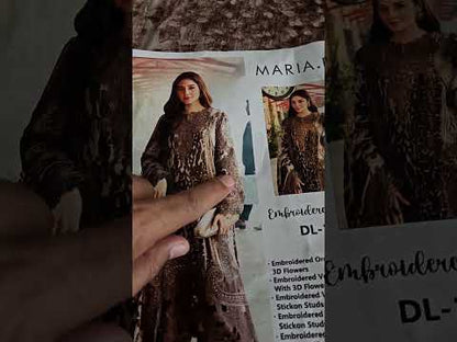 Maria.B. Winter LUXE Luxury Embroidered Velvet Suit | DL-1201 - TC-1506