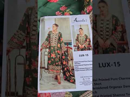 ANEELA’s Silk Green – LUX15 | Luxury Silk Collection 2025 - TC-1404