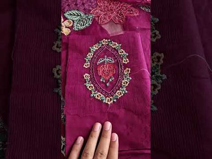 Jazmin Shahkaar Luxury Embroidered Lawn Dress'26 - SL26-D01 - TC-1785
