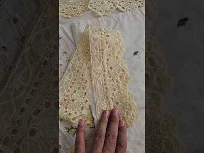 Elaf Premium - Embroidered Chikankari Lawn'26 - ELY-3A PERLE - TC-1629