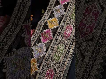 ANEELA’s Silk Black – LUX17 | Luxury Silk Collection 2025 - TC-1377
