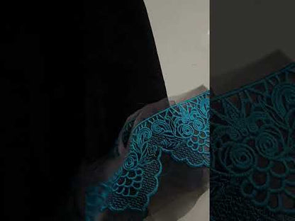 Maria.B. Winter Luxe 3 Piece Unstitched Embroidered Velvet Suit | DL-1208 - TC-1385