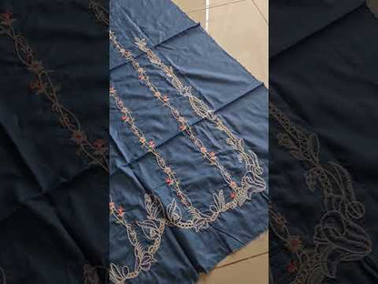 Crimson - Modern Memsaab Luxury Embroidered Lawn - CWTR24-D4 - TC-1656