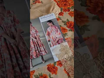 Baroque Printer & Embroidered Summer Lawn Edition - TC-1491
